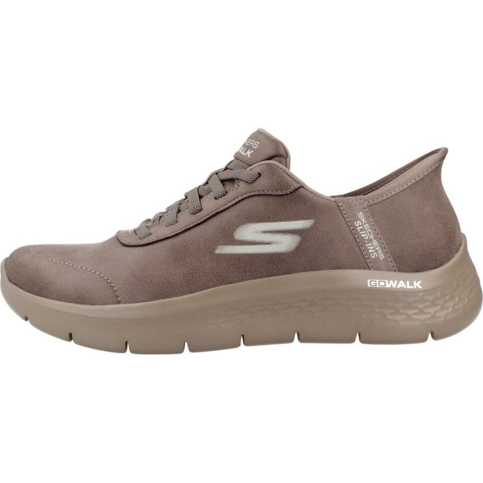 Buty SKECHERS GO WALK FLEX - MALI SLIP-INS Brązowy