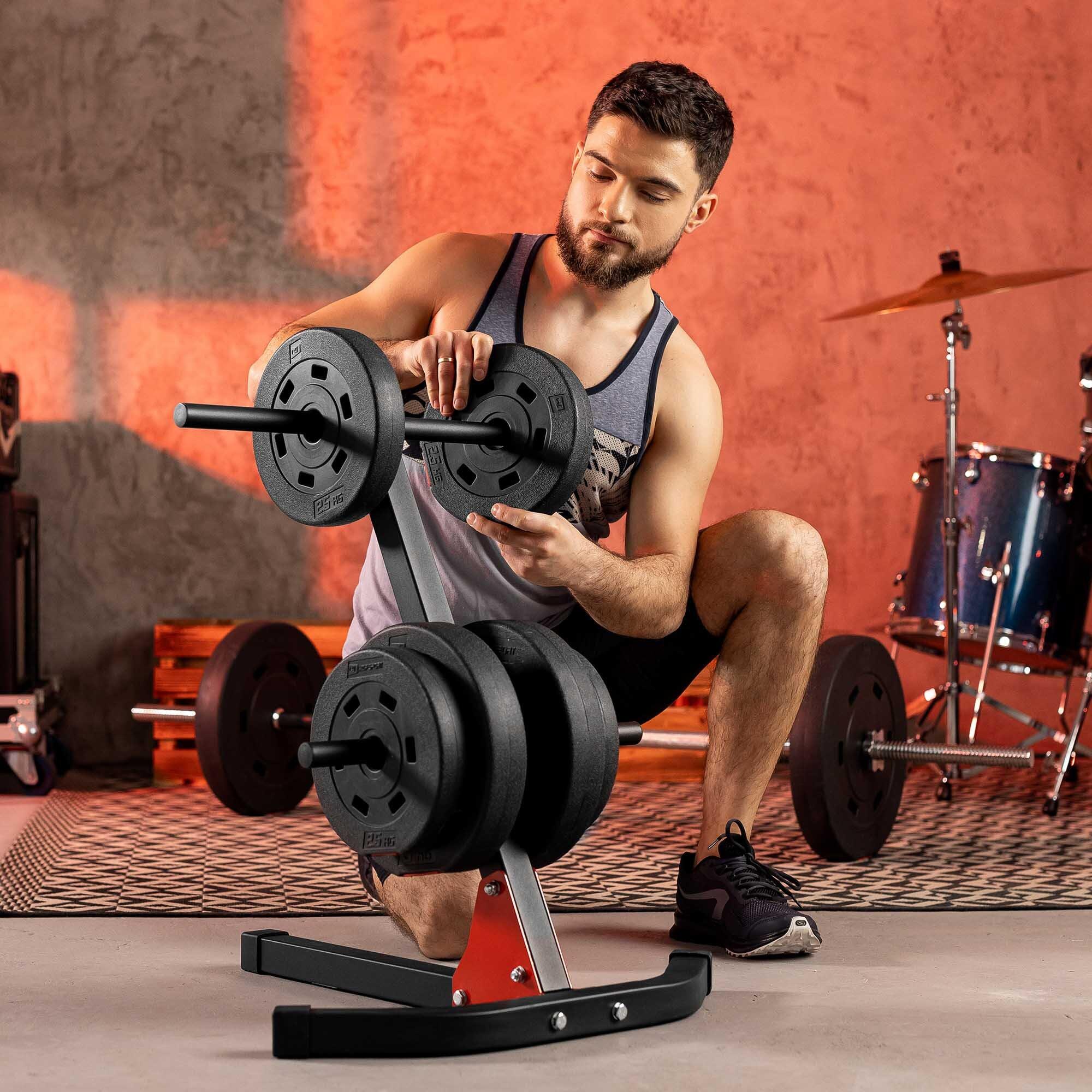 Support pour poids et barre Hop-Sport HS-1005A 4/7