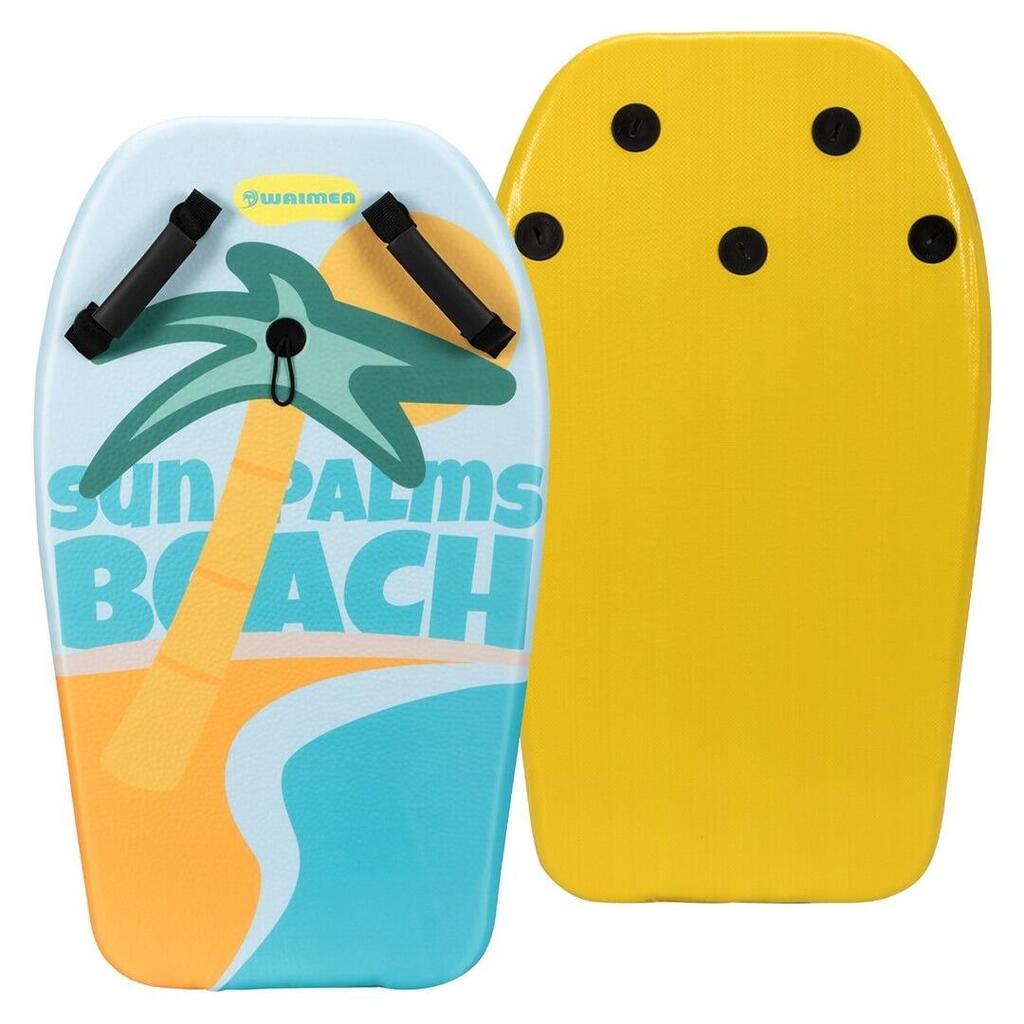 Bodyboard with handles - Palms Beach Blue