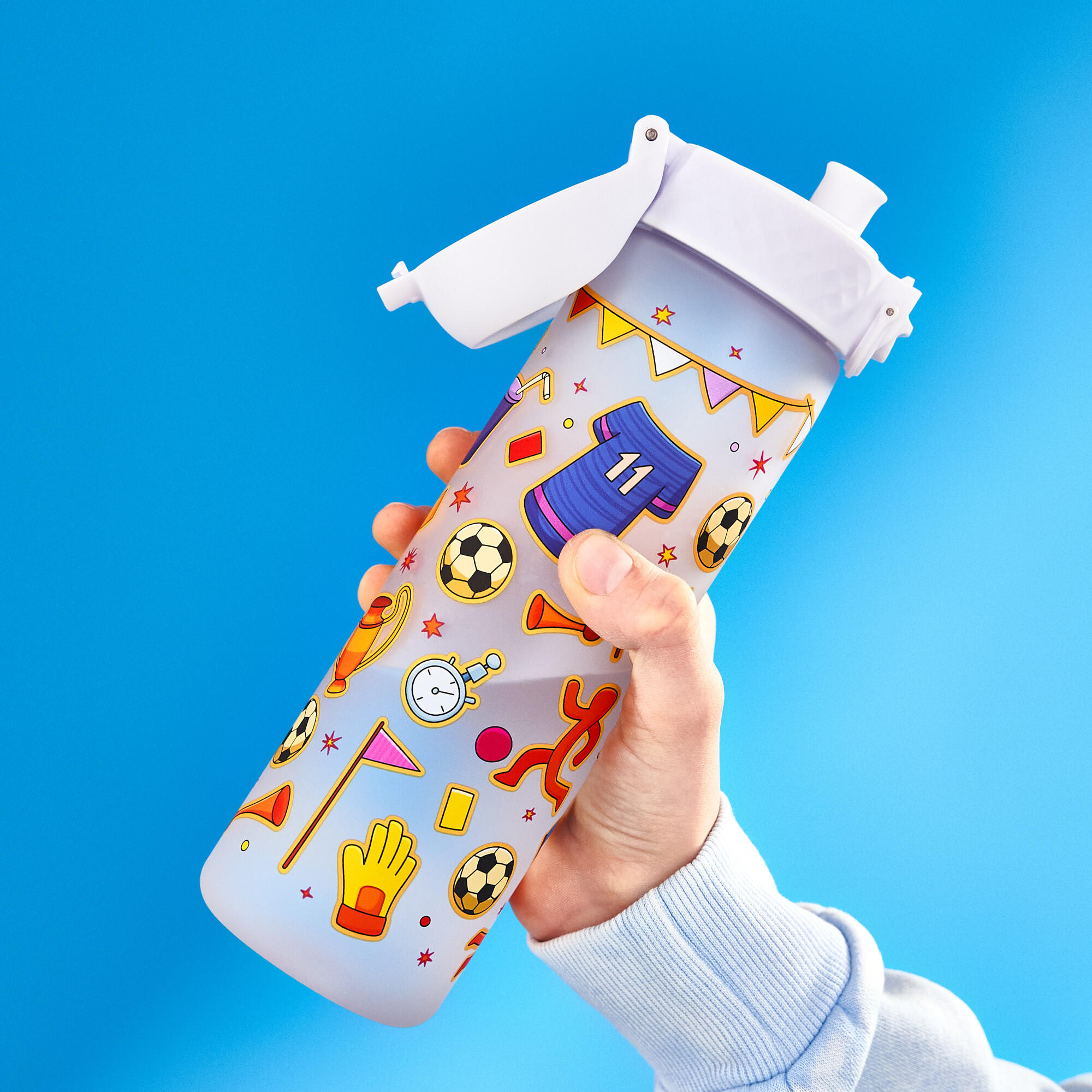 Bidon na wodę ION8 500ml z atestem PZH – szczelny, lekki, bez BPA 3/8
