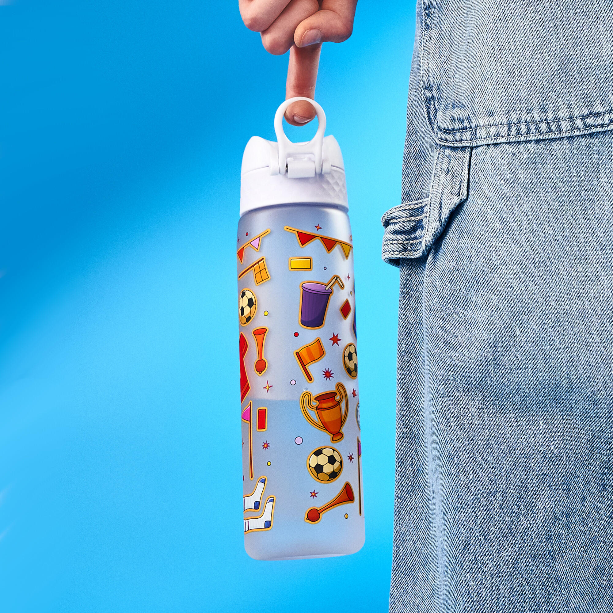 Bidon na wodę ION8 500ml z atestem PZH – szczelny, lekki, bez BPA 4/8