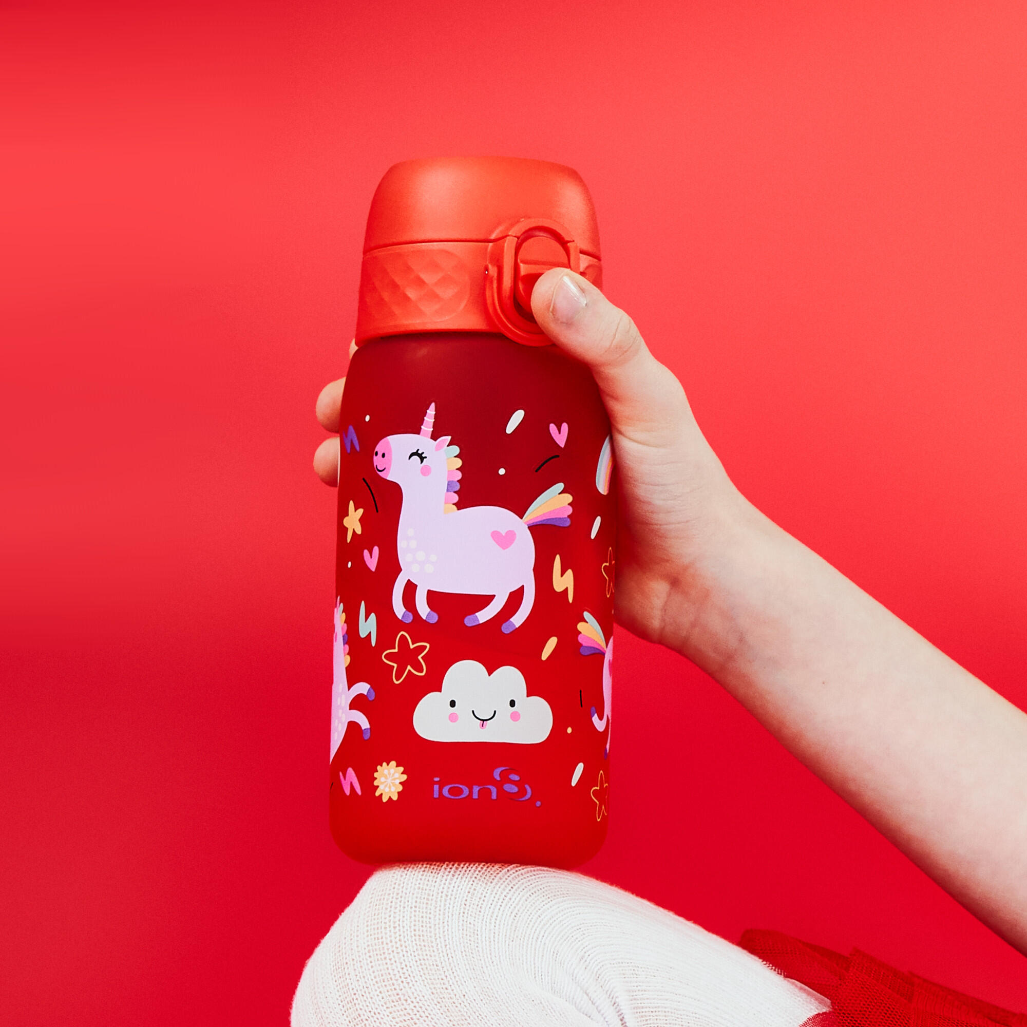 Bidon dziecięcy ION8 350ml z atestem PZH – szczelny, lekki, bez BPA 2/8