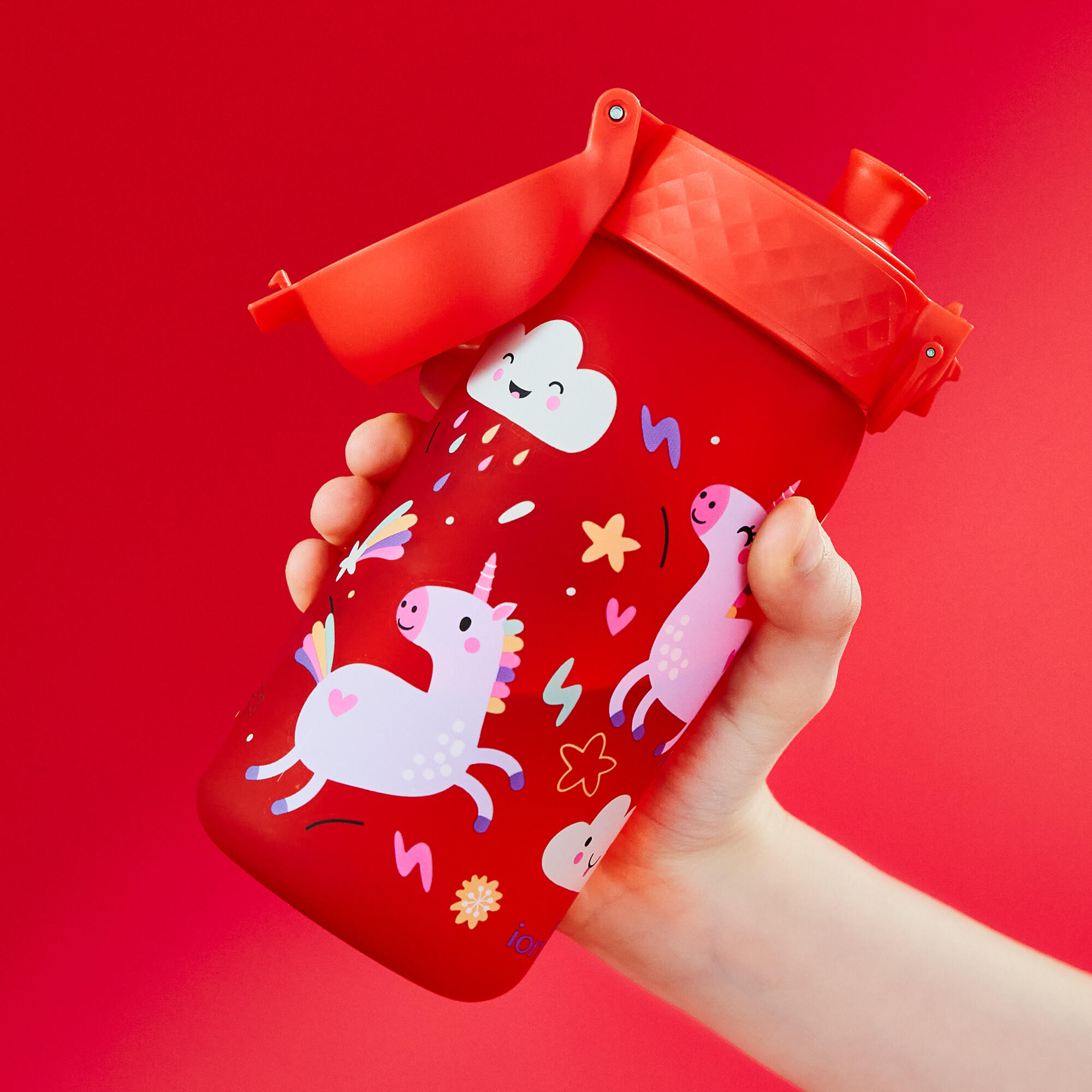 Bidon dziecięcy ION8 350ml z atestem PZH – szczelny, lekki, bez BPA 3/8
