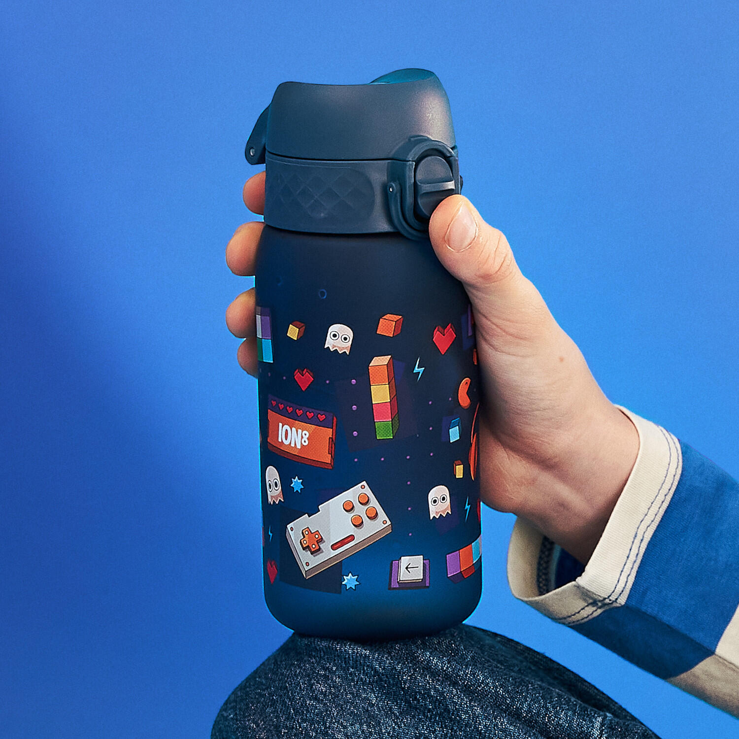 Bidon dziecięcy ION8 350ml z atestem PZH – szczelny, lekki, bez BPA 2/8