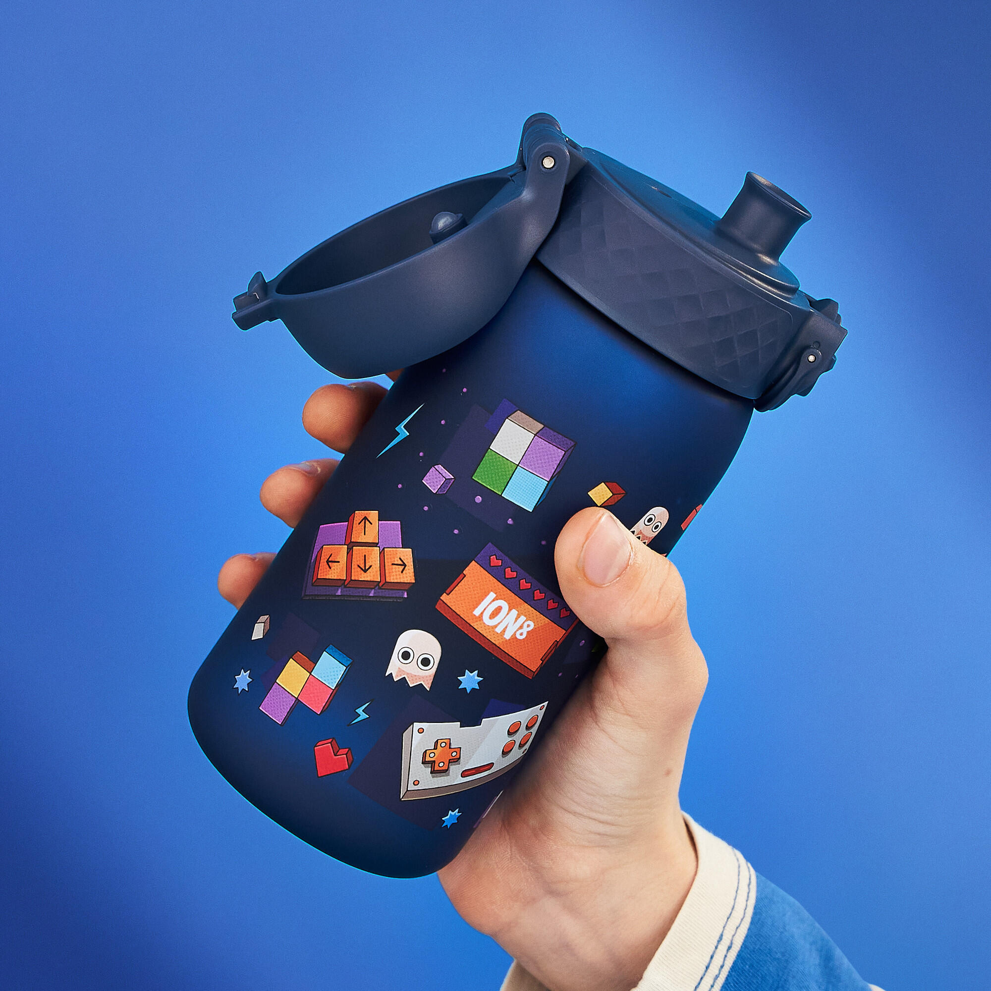 Bidon dziecięcy ION8 350ml z atestem PZH – szczelny, lekki, bez BPA 3/8
