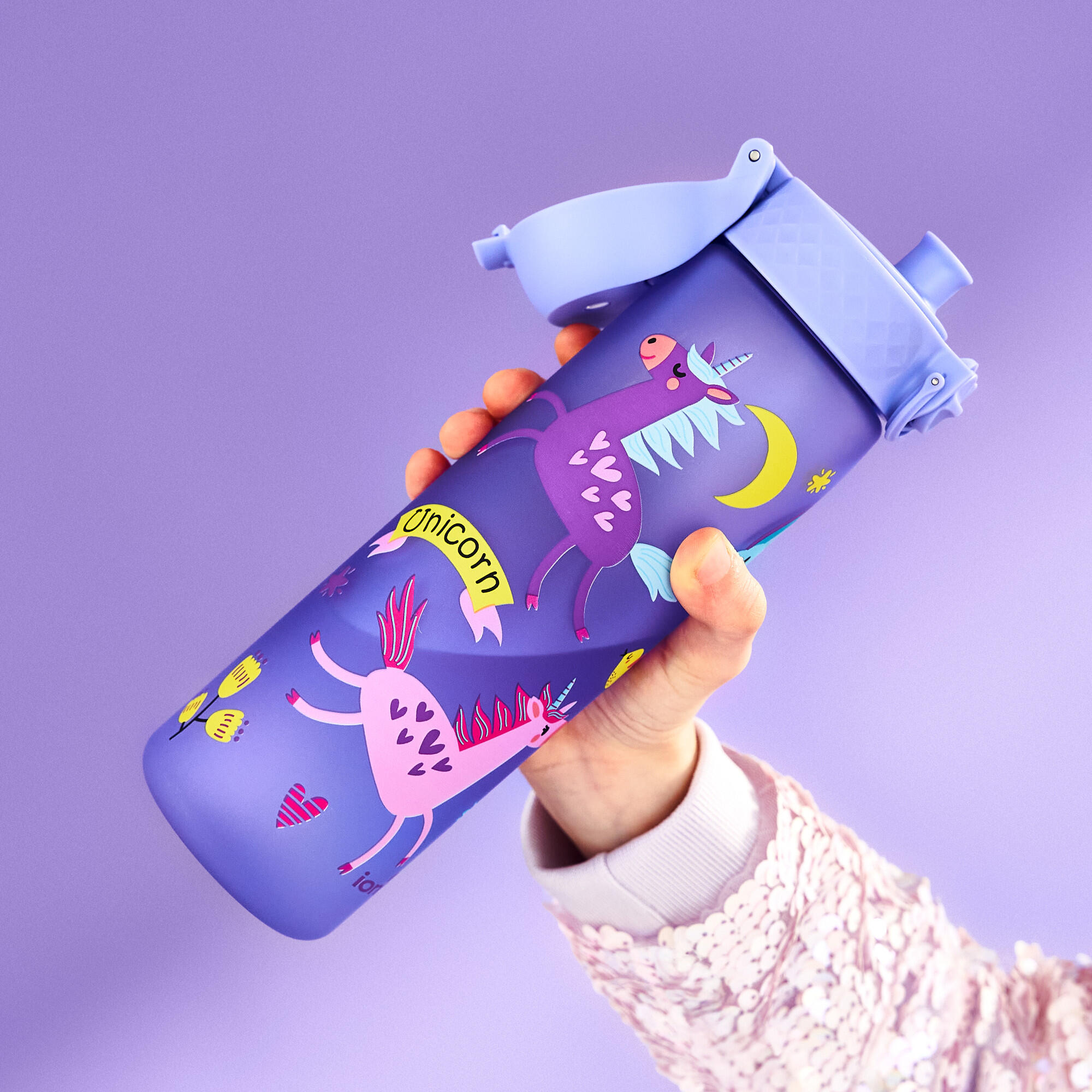 Bidon na wodę ION8 500ml z atestem PZH – szczelny, lekki, bez BPA 3/8
