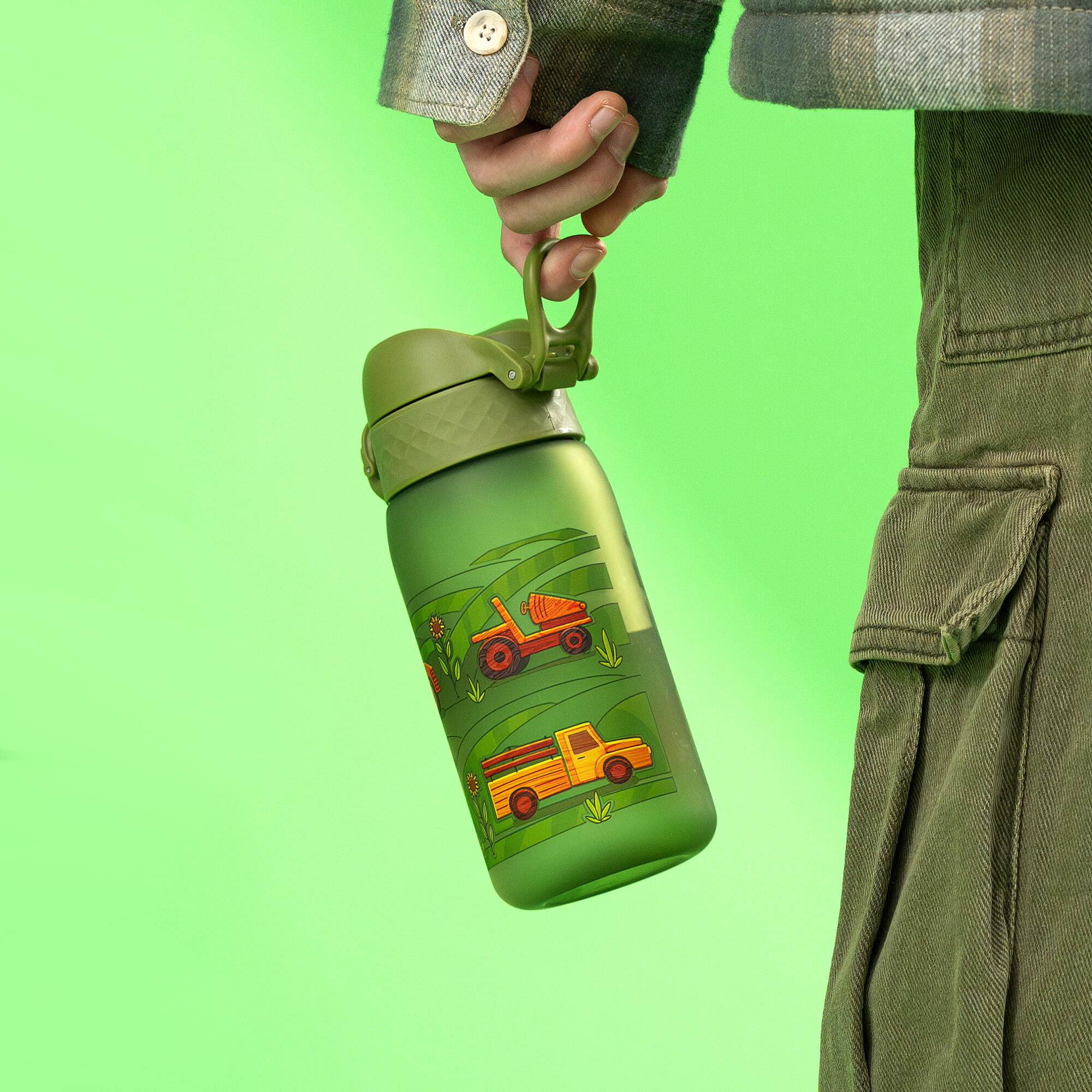 Bidon dziecięcy ION8 350ml z atestem PZH – szczelny, lekki, bez BPA 4/8