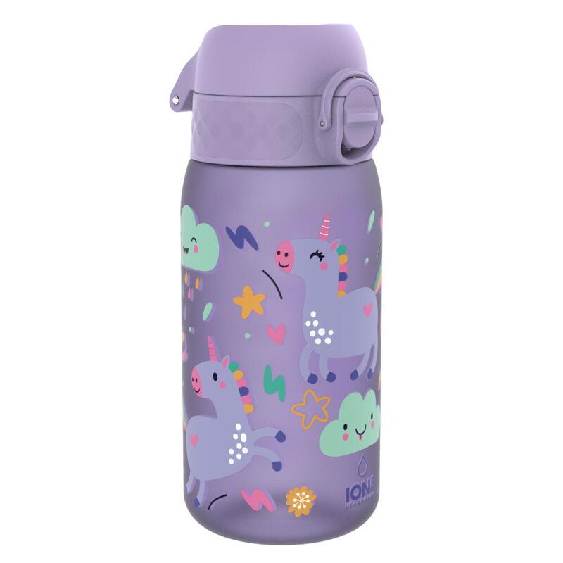 Bidon dziecięcy ION8 350ml z atestem PZH – szczelny, lekki, bez BPA