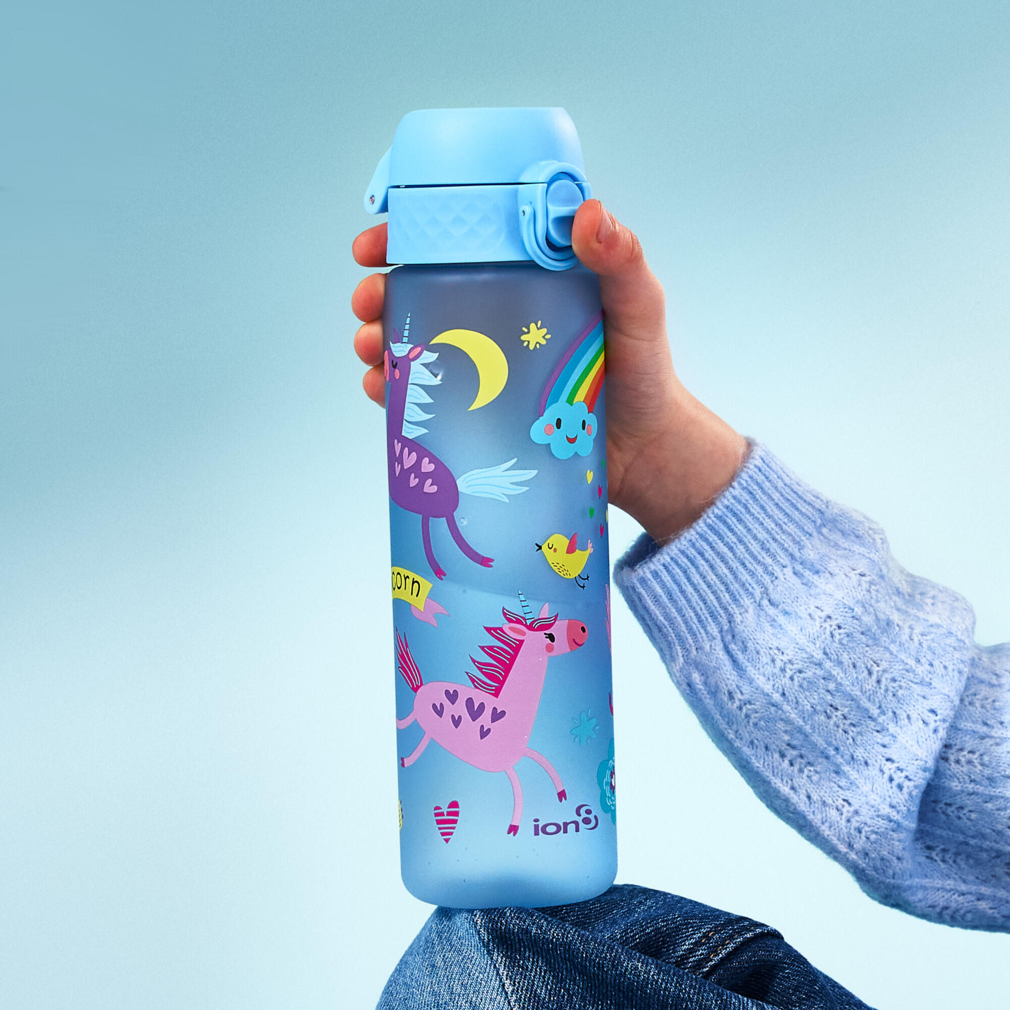 Bidon na wodę ION8 500ml z atestem PZH – szczelny, lekki, bez BPA 2/8