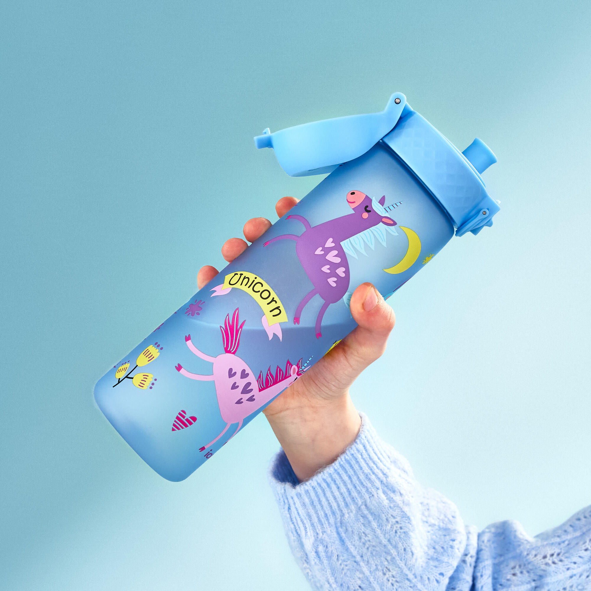 Bidon na wodę ION8 500ml z atestem PZH – szczelny, lekki, bez BPA 3/8