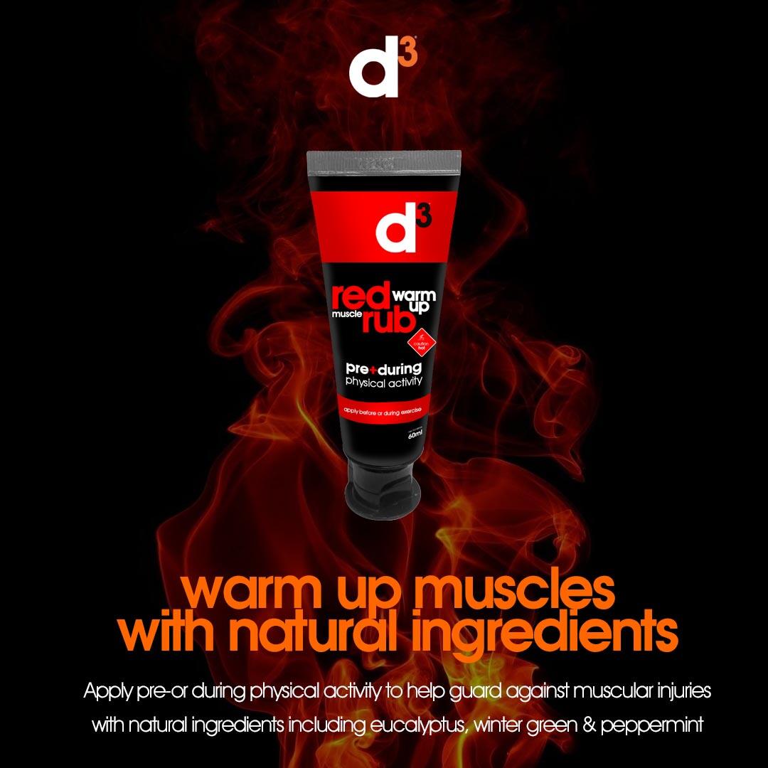 Red Pre-Activity Muscle Warm Up Rub 55g 2/4