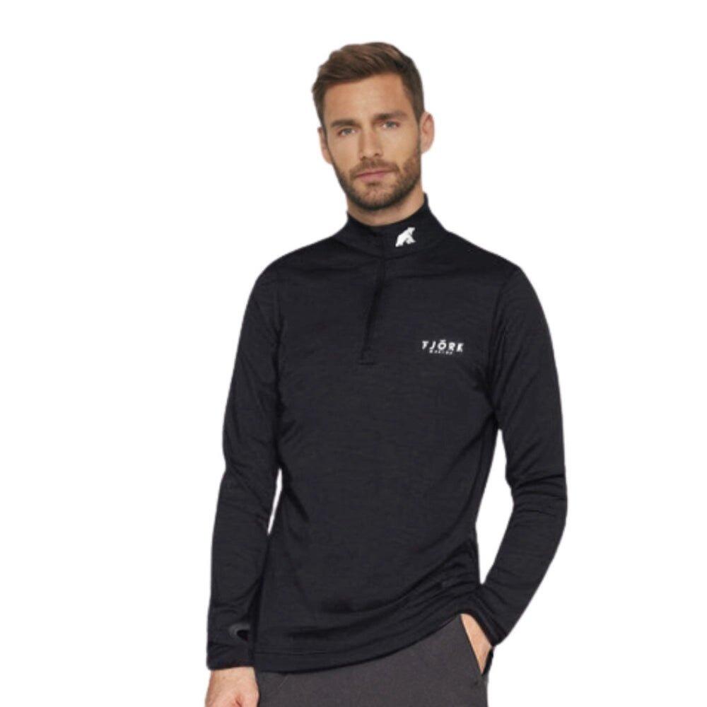 LangärLSiges Herren-T-Shirt aus 100 % Merinowolle – Finn 210 Zip 2/5
