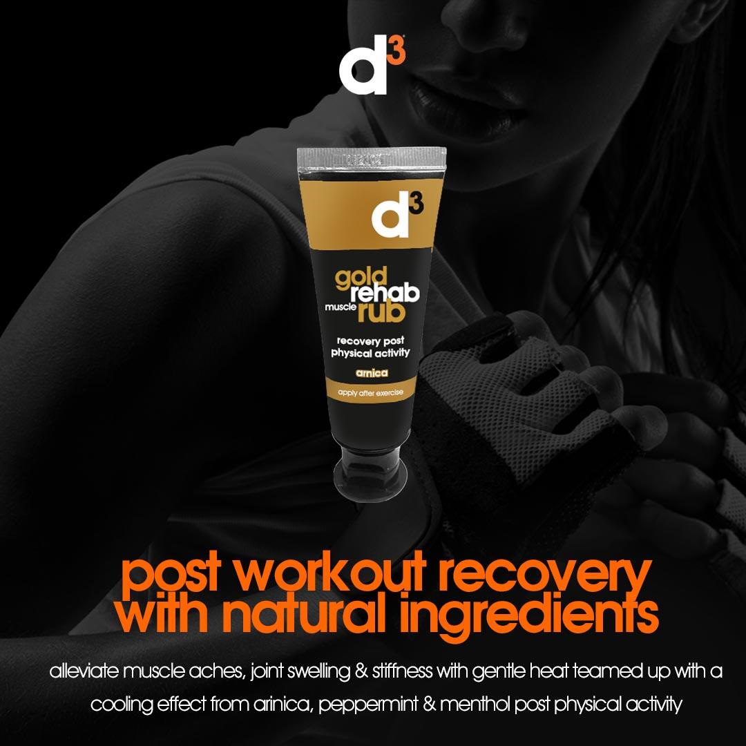 Gold Rehab Post-Activity Muscle Recovery Rub 55g 2/4