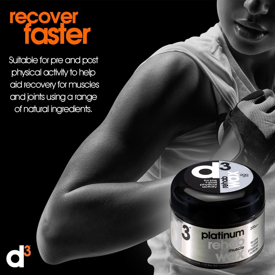Platinum Muscle & Joint Rehab Recovery Wax 200g 3/5