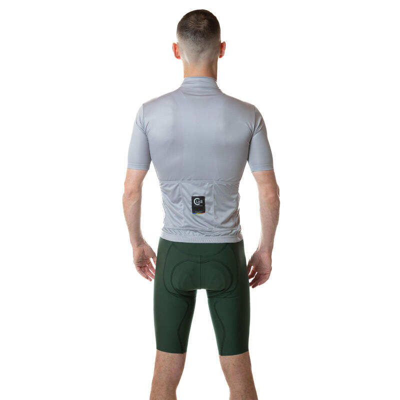 Maillot de Cyclisme Manches Courtes UNICA Gris