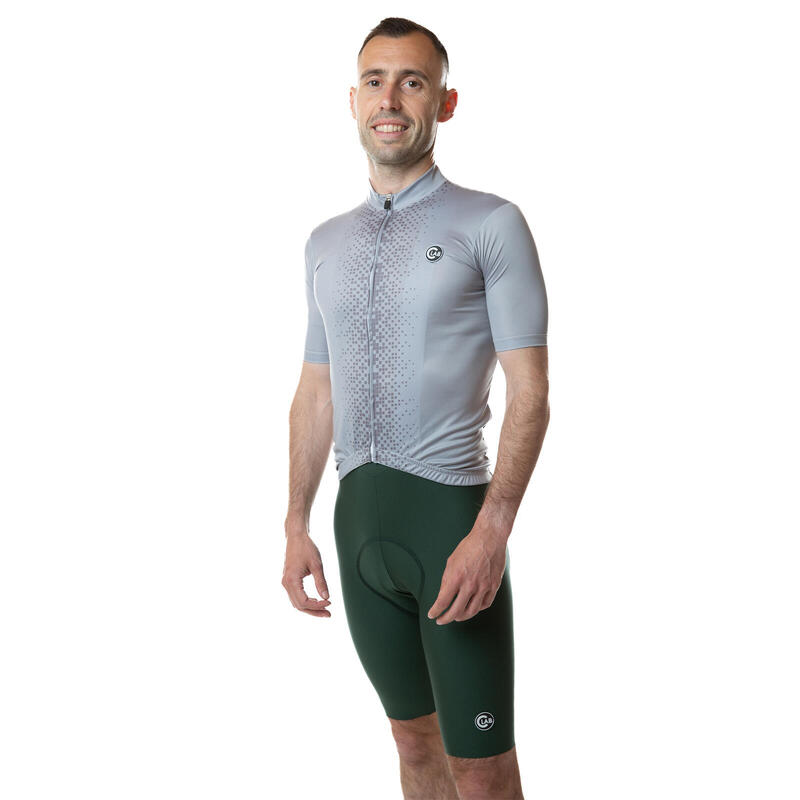 Maillot de Cyclisme Manches Courtes UNICA Gris