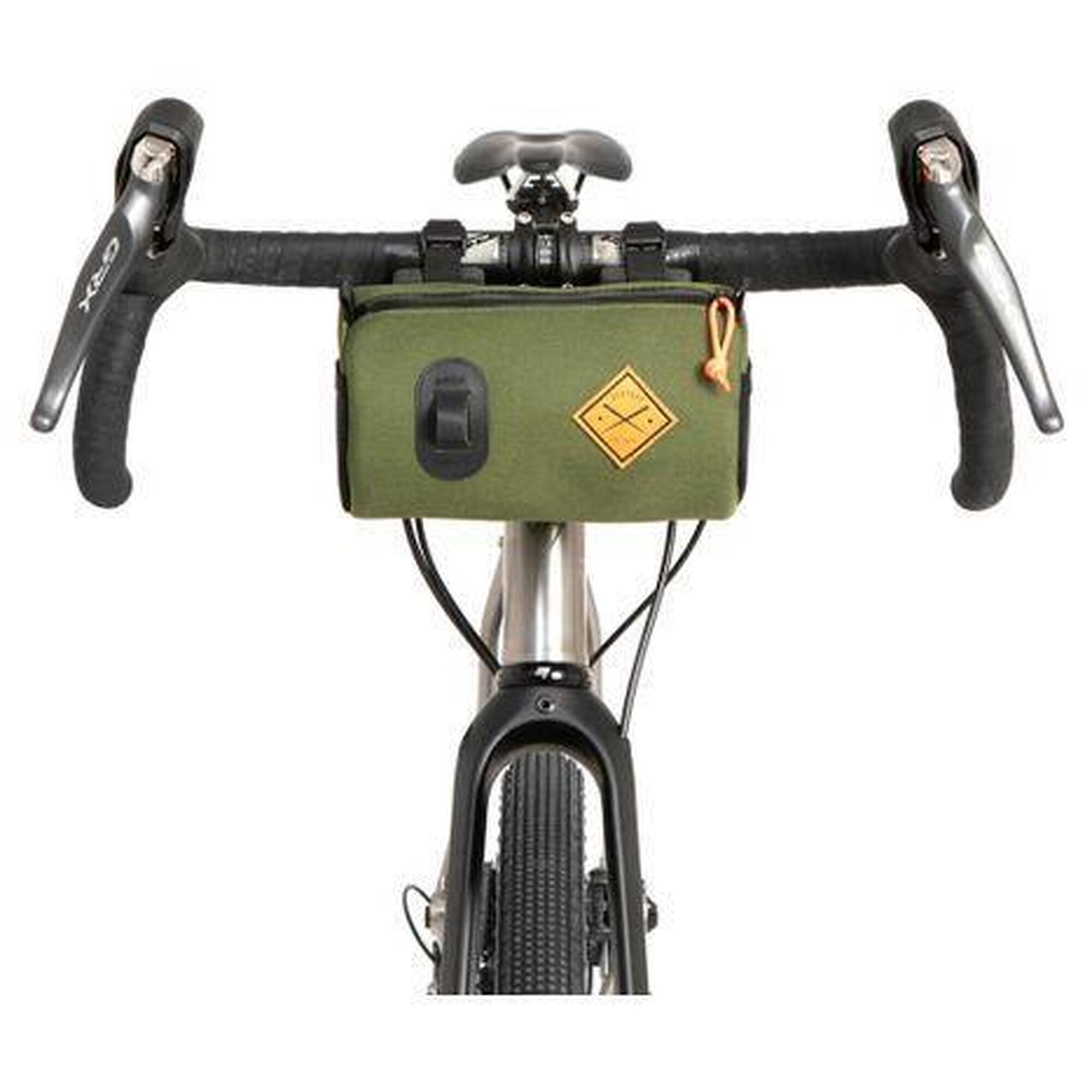 Restrap - Sacoche De Guidon Restrap Canister Bag 1.5l Vert Olive - Sacoche Vélo - Vert - 1 L - Decathlon