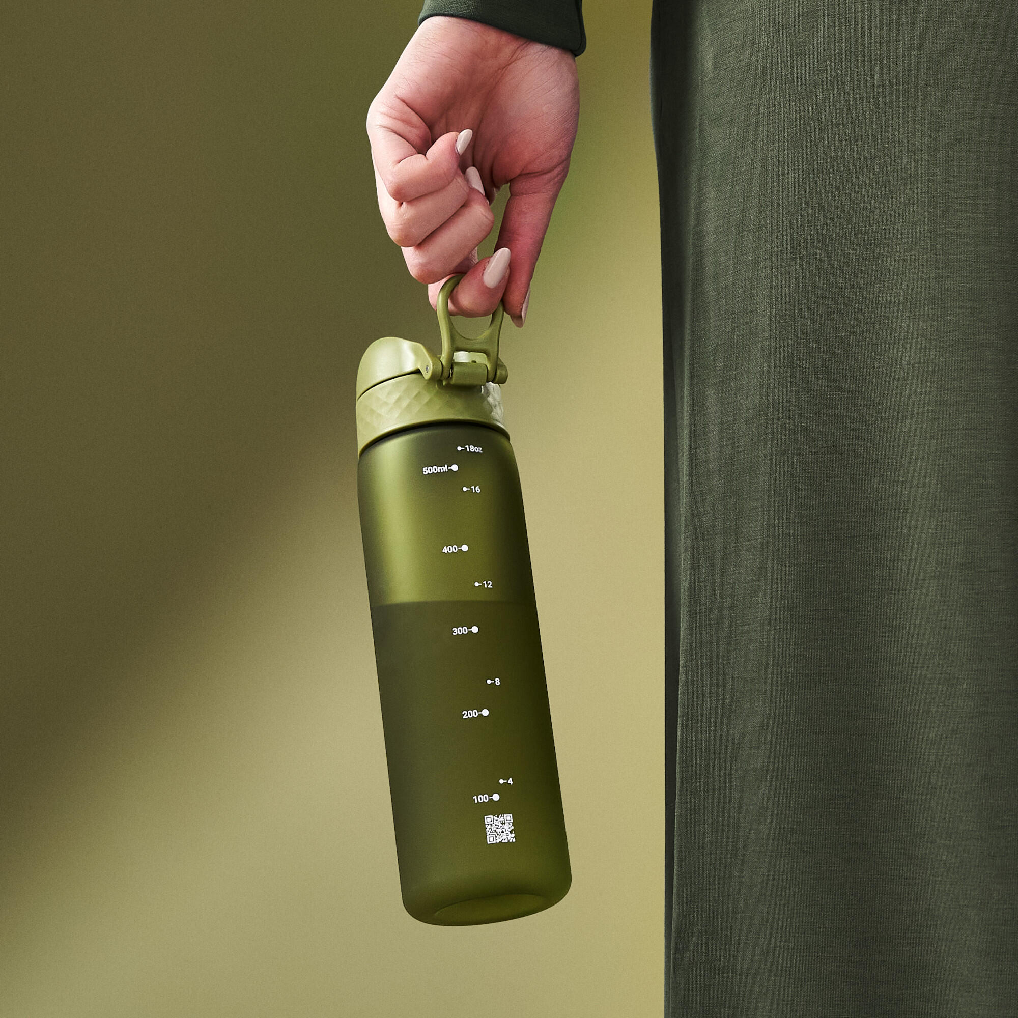 Bidon na wodę ION8 500ml z atestem PZH – szczelny, lekki, bez BPA 4/8