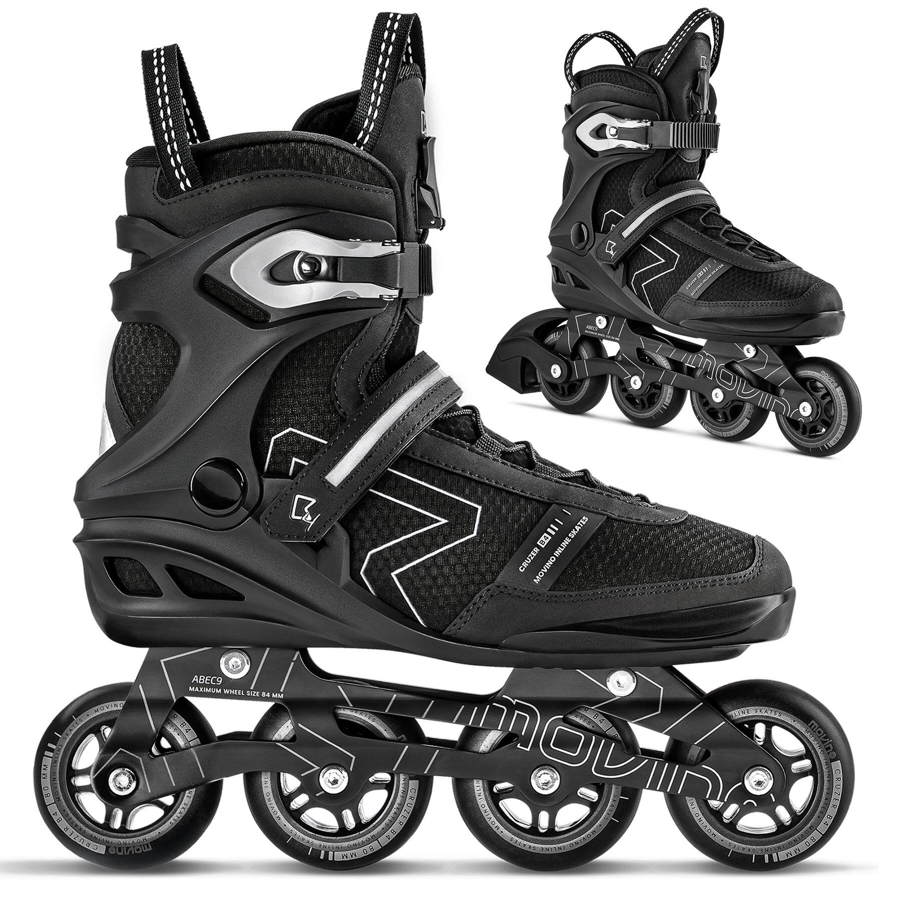 MOVINO Movino Cruzer B4 patines fitness hombre negro