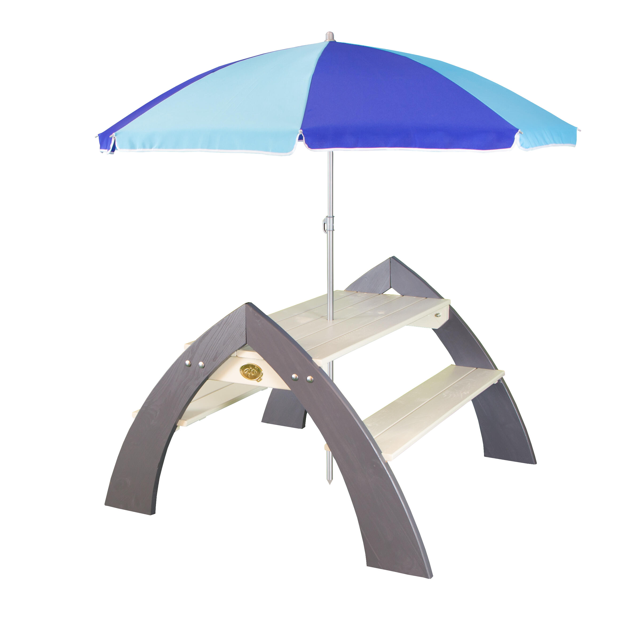AXI AXI Kylo XL Tavolo da picnic per bambini in legno grigio e bianco