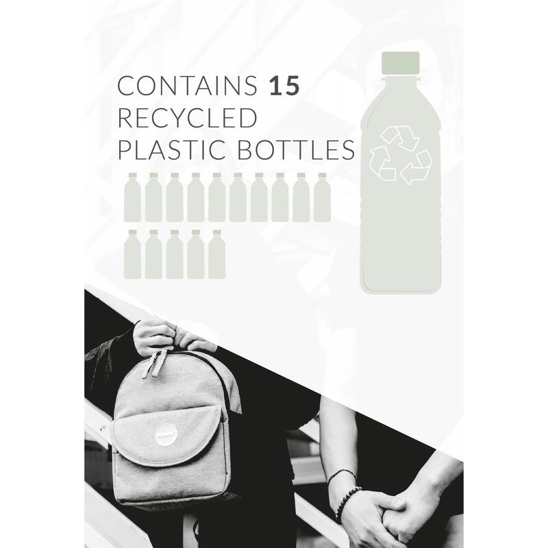 Lexi - Kleiner Rucksack, Tagestasche - aus 15 recycelten Flaschen (Fossil)