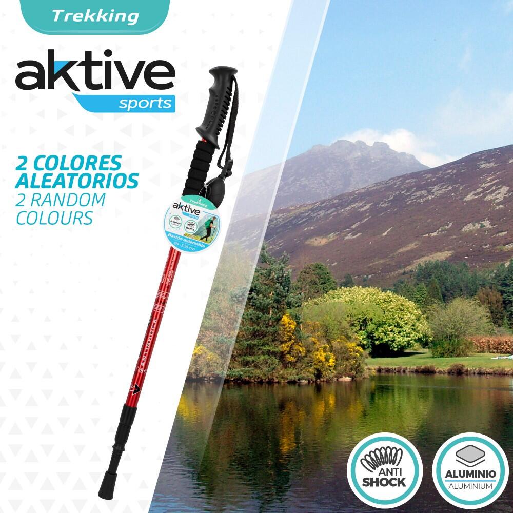 Bastón trekking 135 cm Aktive Sport 2/5