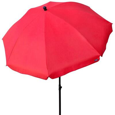 Ombrellone da giardino rosso UV30 da 240 cm Aktive Spiaggia