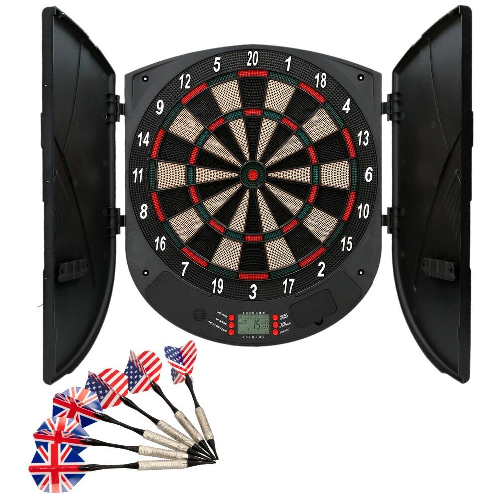 Jeu de fléchettes électronique 50x45 cm avec 6 fléchettes Aktive 1/5