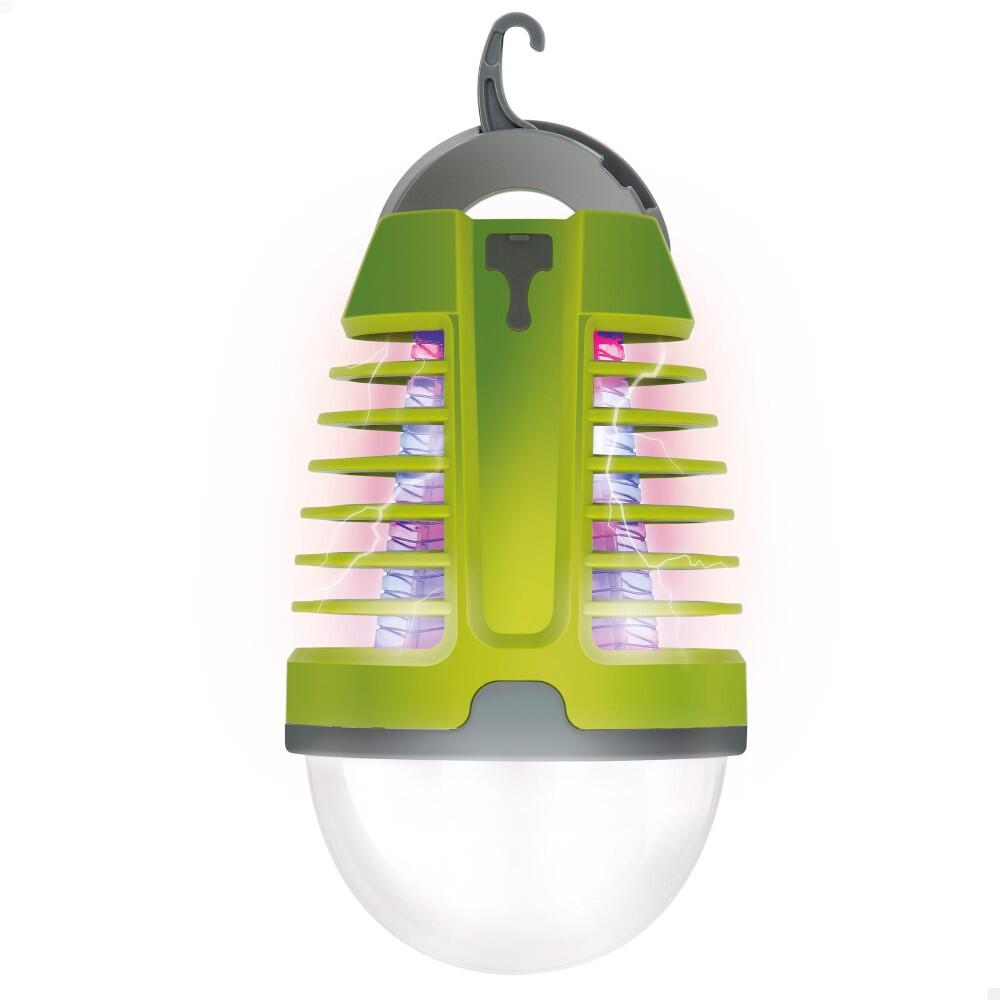 AKTIVE Lámpara mata mosquitos UV c/luz LED nocturna Aktive