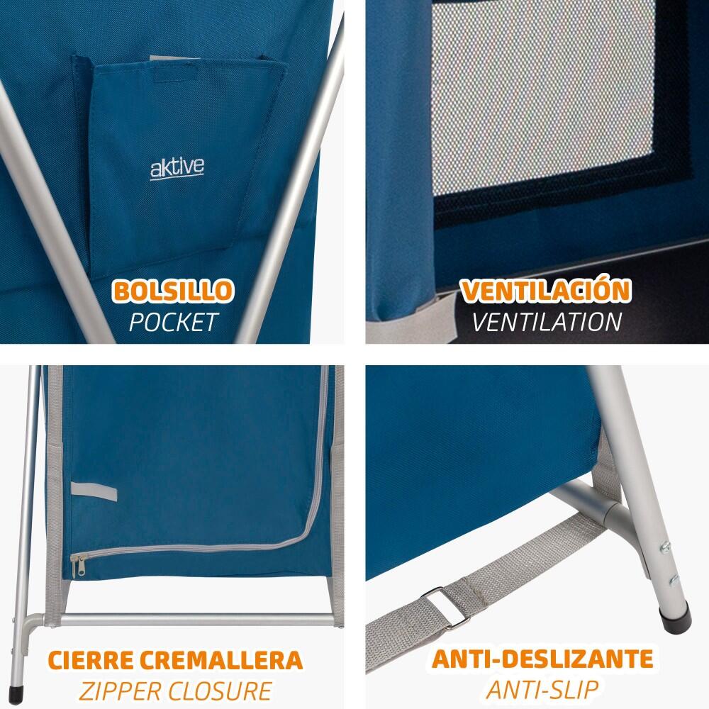Móvel de campismo dobrável 2 organizadores Aktive 3/5