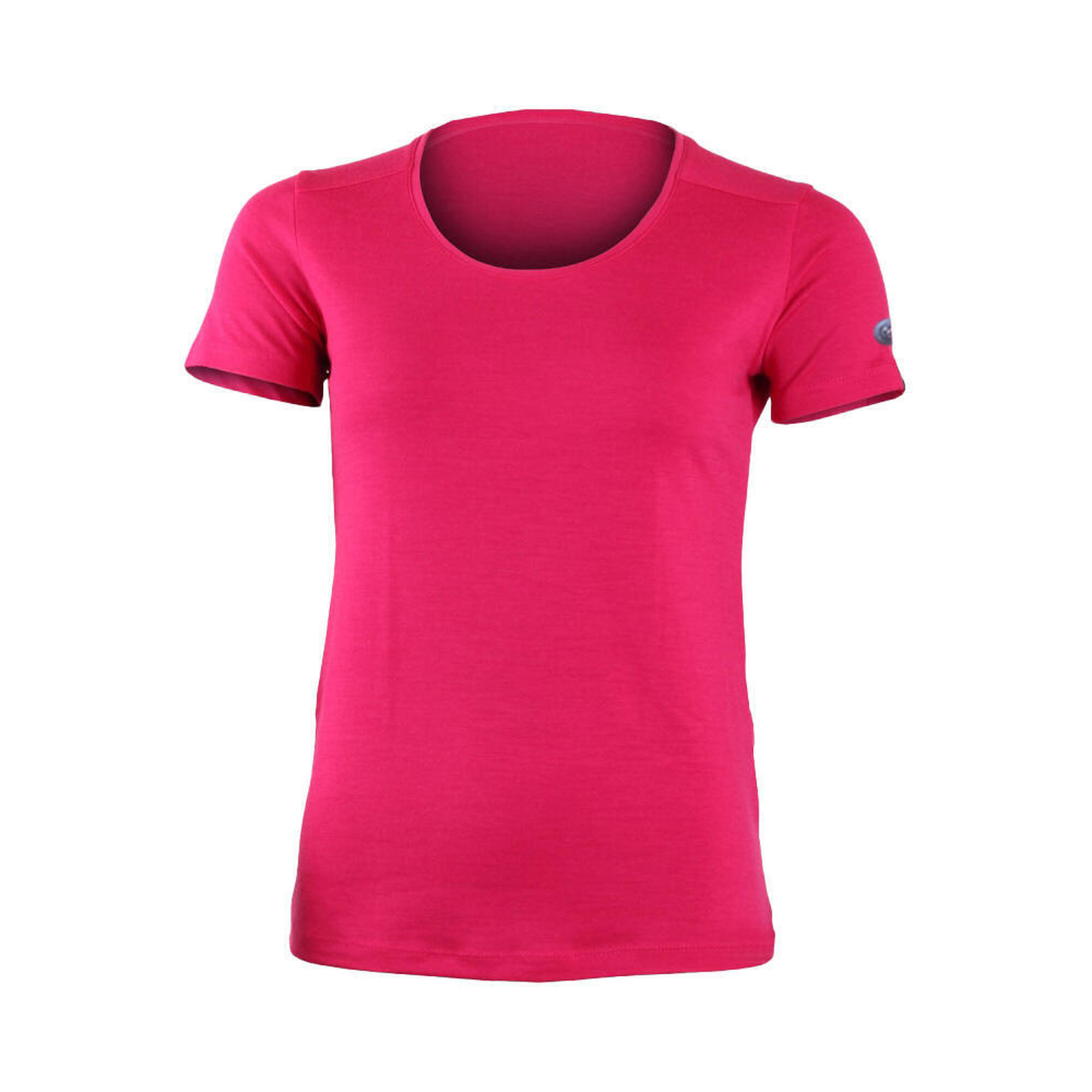Lasting - T-shirt En Mérinos Pour Femme Irena - T-shirt Manches Longues - Rose - Decathlon