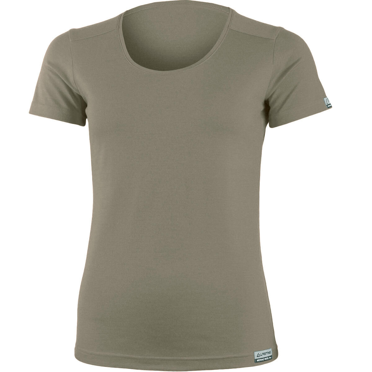 Lasting - T-shirt En Mérinos Pour Femme Irena - T-shirt Manches Longues - Vert - Decathlon