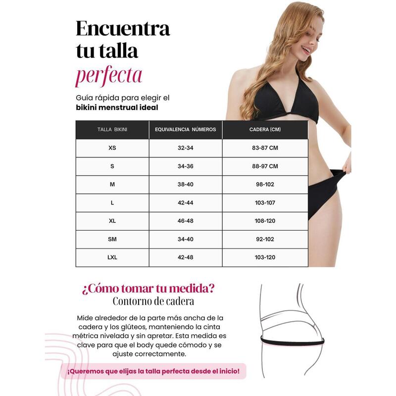 Bikini menstruel pour femmes et adolescentes, Celine.