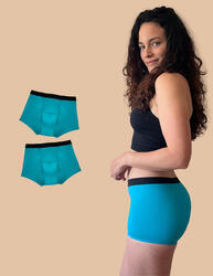 Pack-2 short menstruel avec absorption généreuse Marie