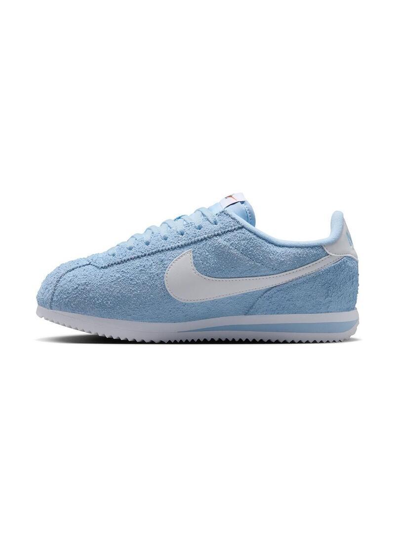 Tênis feminino Nike Cortez azul. 2/7