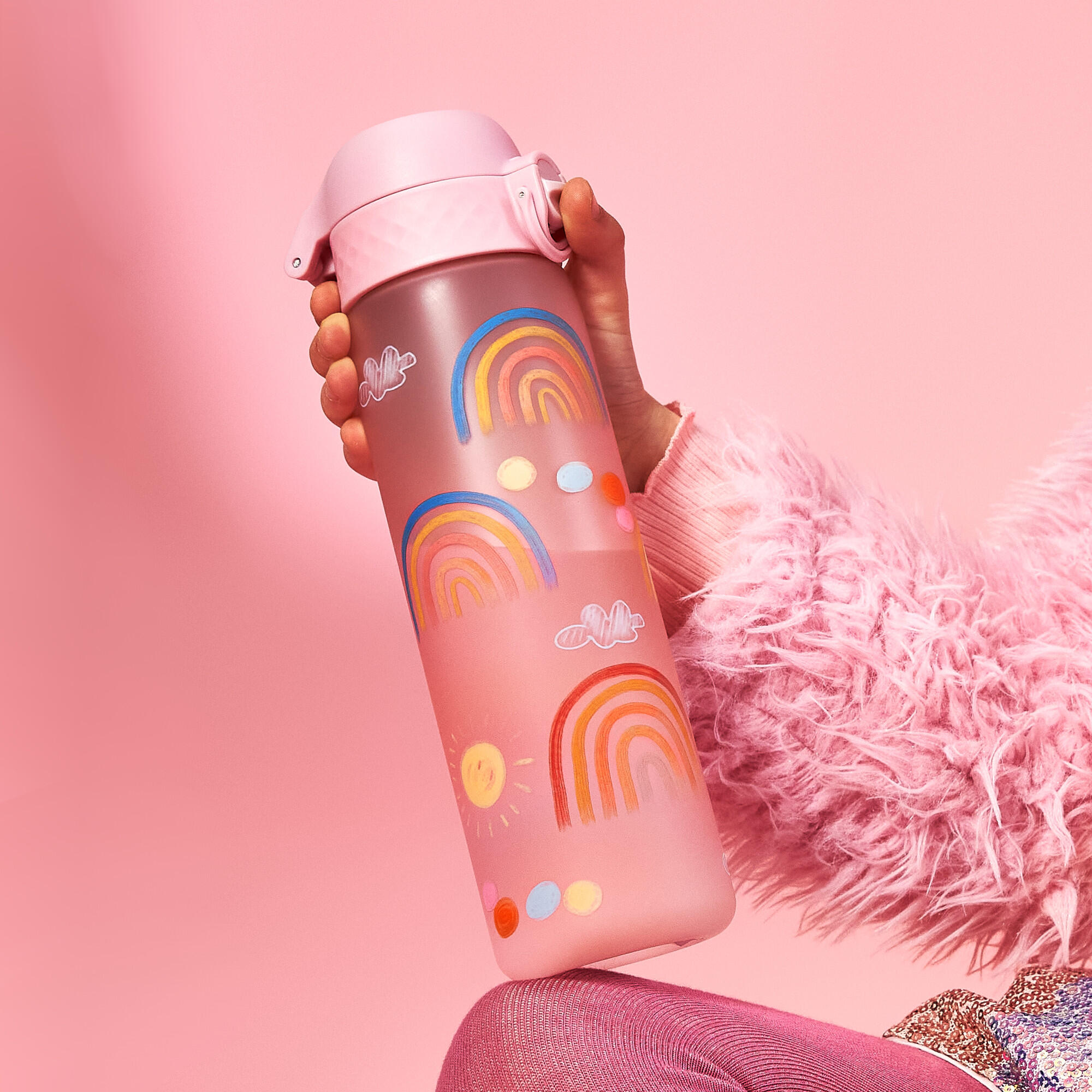 Bidon na wodę ION8 500ml z atestem PZH – szczelny, lekki, bez BPA 2/8