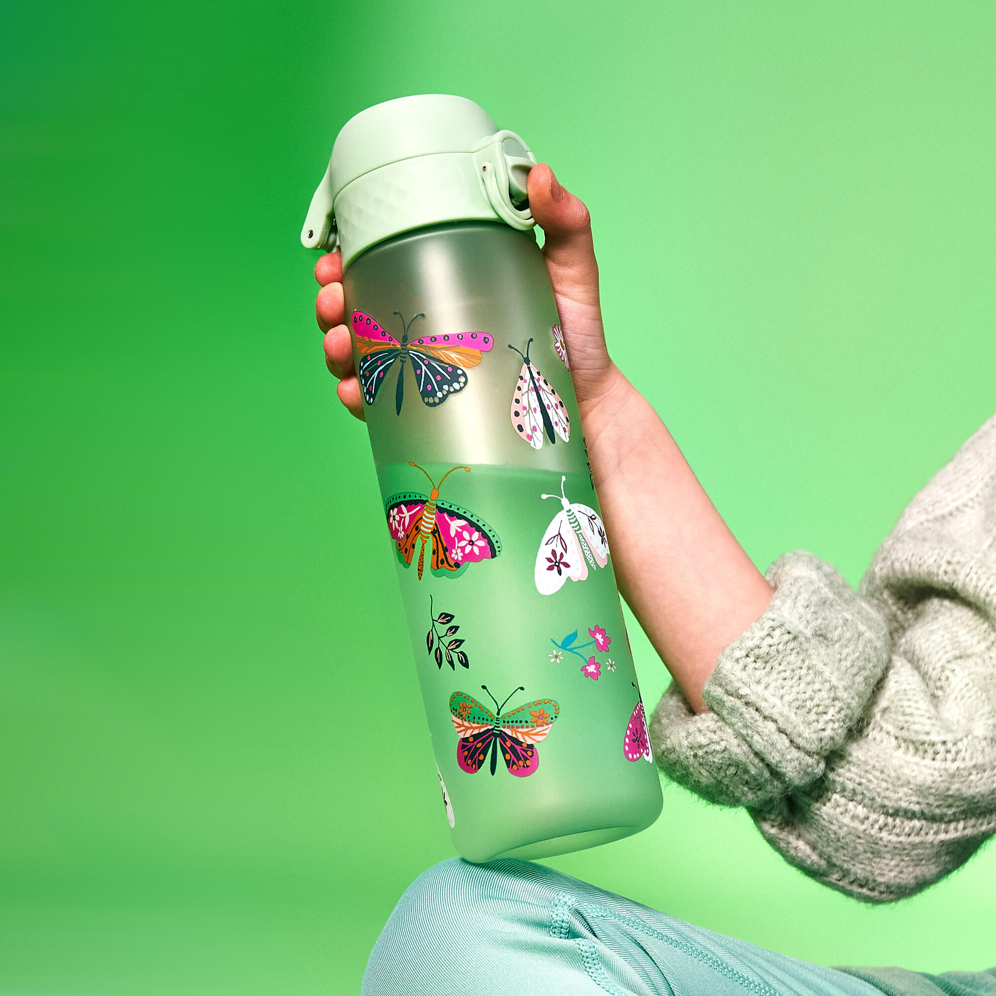 Bidon na wodę ION8 500ml z atestem PZH – szczelny, lekki, bez BPA 2/8