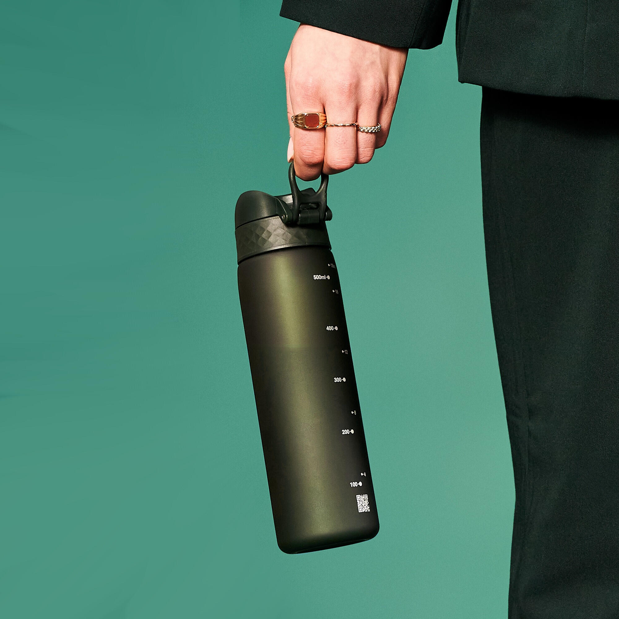 Bidon na wodę ION8 500ml z atestem PZH – szczelny, lekki, bez BPA 5/8