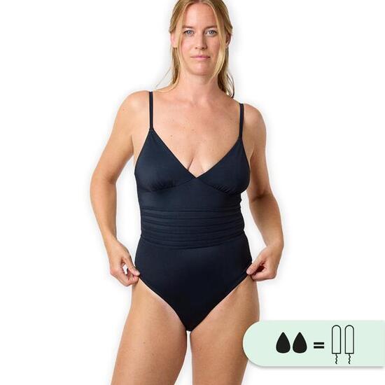 Costume mestruale 1 pezzo Donna Nereides - Flusso medio