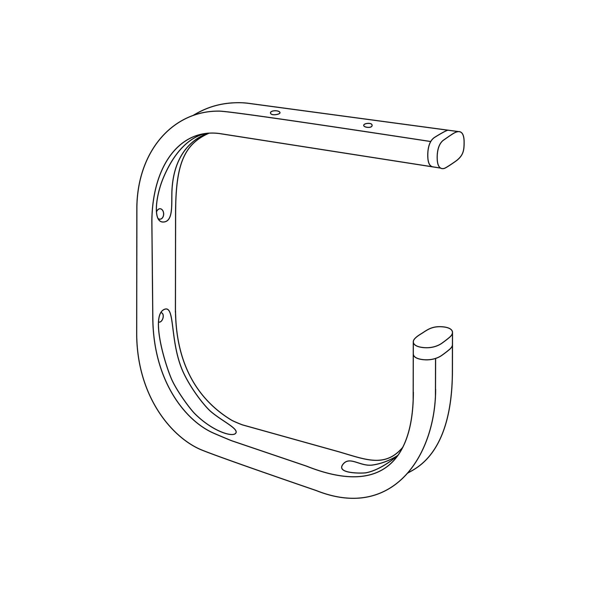 Gancho Escuadra Multiusos para Colgar en Pared Fabricado en Acero 3/5