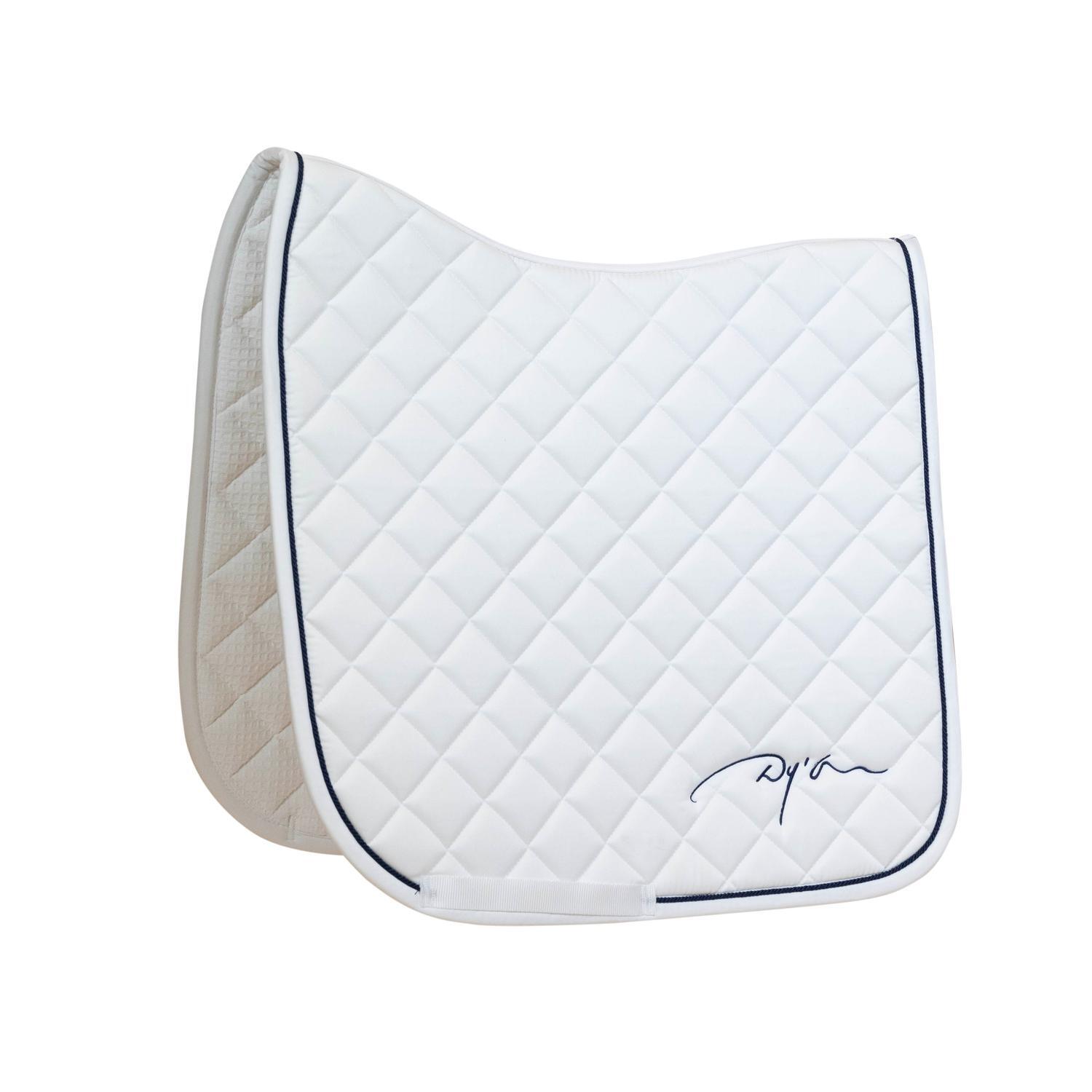 Kentucky Horsewear - Tapis De Dressage Pour Cheval Classique Dy’on Diamond - Tapis De Selle - Blanc - Fs - Decathlon