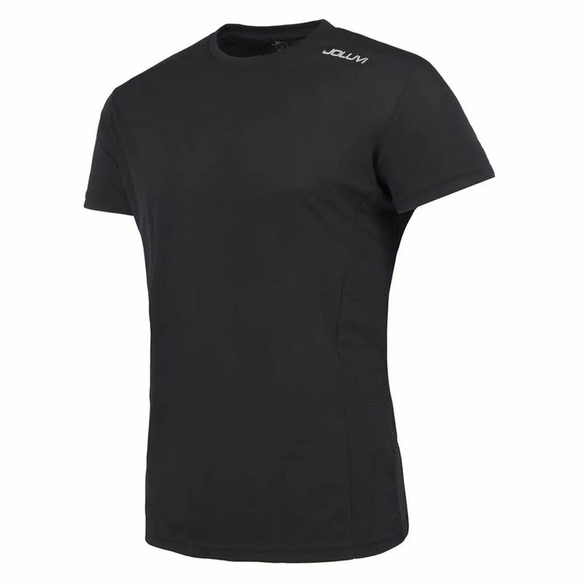 Sport T-shirt Korte Mouwen Joluvi 234024001L Zwart 2/4