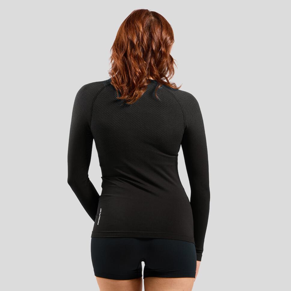 Bluza termoaktywna damska Odlo Performance Light Eco BL Top Crew Neck LS