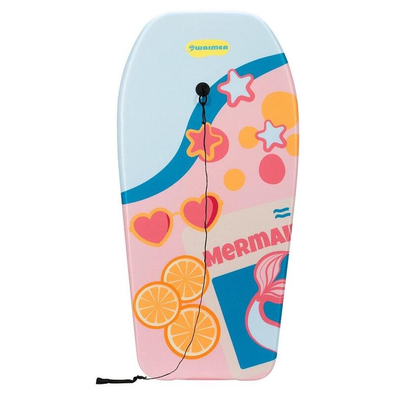 Placă Bodyboard WAIMEA Ikaia EPS/PE 95 cm - Roz deschis/Albastru