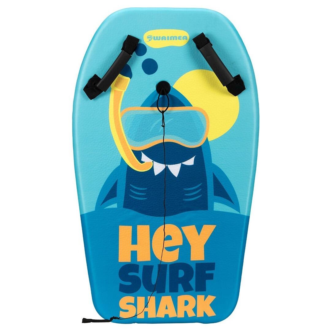 Prancha de bodyboard com alças - Surf Shark Azul 2/4
