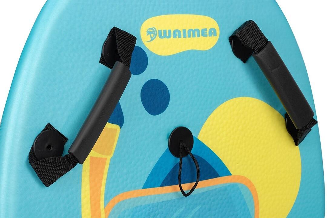 Prancha de bodyboard com alças - Surf Shark Azul 4/4