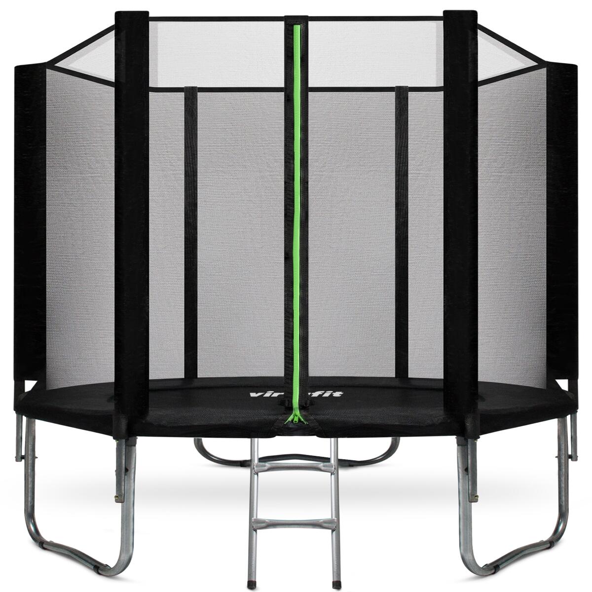 VIRTUFIT Trampoline met Veiligheidsnet - Rond - 251 cm