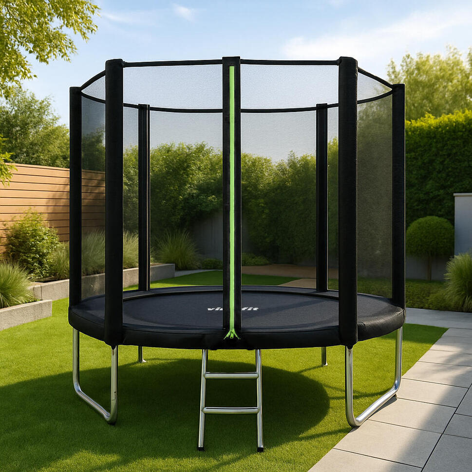 Trampolina z siatką zabezpieczającą - okrągła - 183 cm