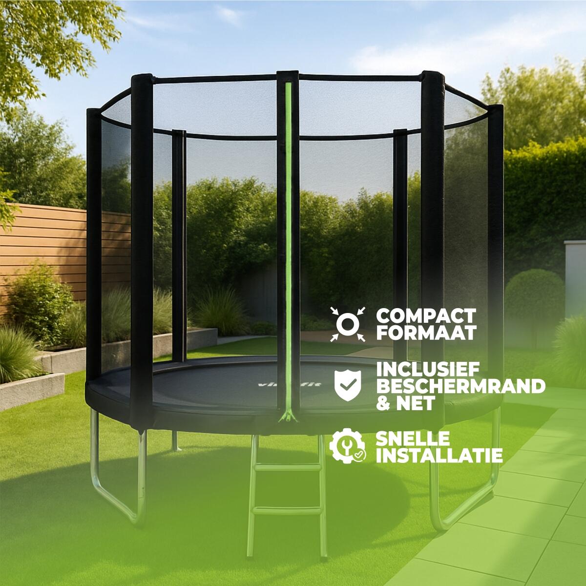 Trampoline met Veiligheidsnet - Rond - 183 cm 3/7