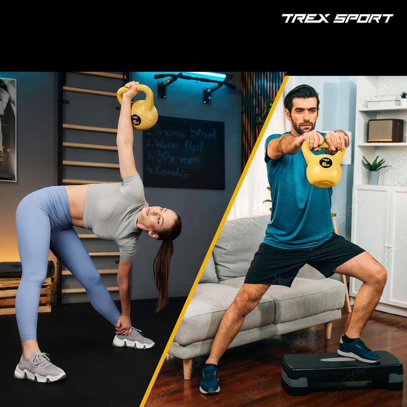 Kettlebell winylowy 6kg TX-006CKB